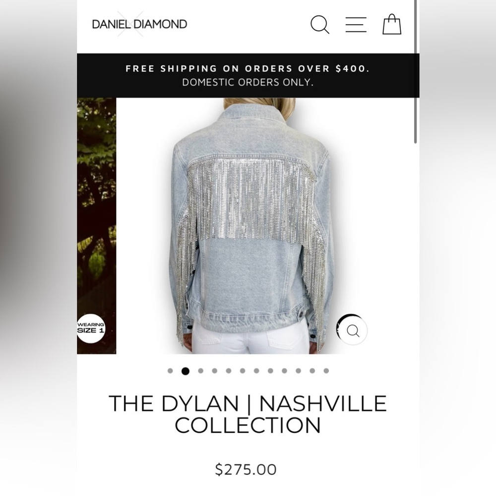 Daniel Diamond (Black Diamond) Denim Jacket